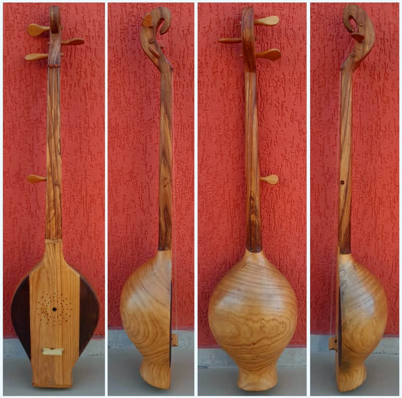 Georgian folk music instrument Chonguri | String instrument Chonguri | ჩონგური image 1