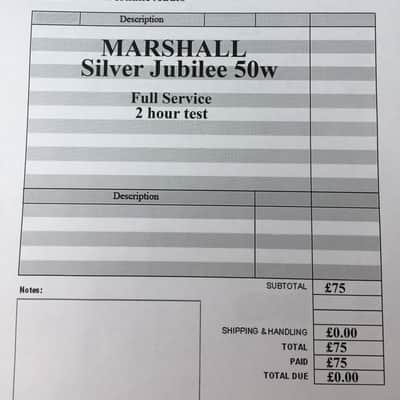 Martin Barre (Jethro Tull) - Marshall JCM 25/50 2553 Silver Jubilee Head & Cabinet 1987 Silver image 14