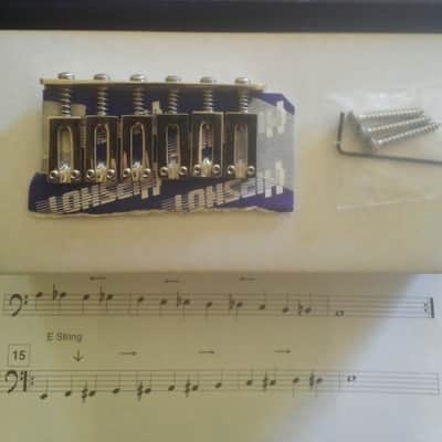 Hipshot Stainless Steel Hardtail Bridge Vintage / Wide Spacing image 1