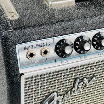 1968 Fender Vibro Champ Amplifier Drip Edge - Black image 10