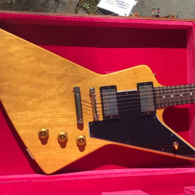2021 Gibson Custom Shop 1958 Explorer Korina "snake eyes" image 3