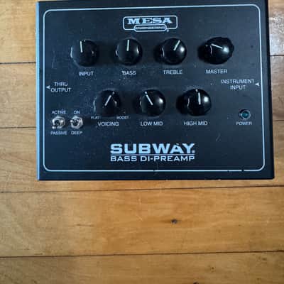 Mesa Boogie Subway Bass DI/Preamp 2010s - Black image 1