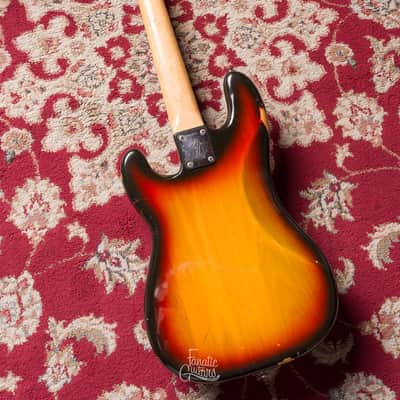 Fender Precision Bass 1975 - Sunburst #626430 Second Hand image 15