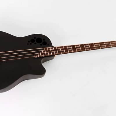 Ovation B778TX-5-G Pro Series Elite TX Mid-Depth Acoustic-Electric Bass Guitar Textured Black image 1