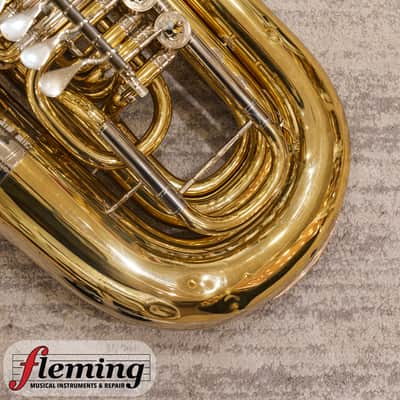 Miraphone 90A Kaiser-Tuba - 5/4 Size, Rotary Valves, Lacquer (Ex-USAF) image 5