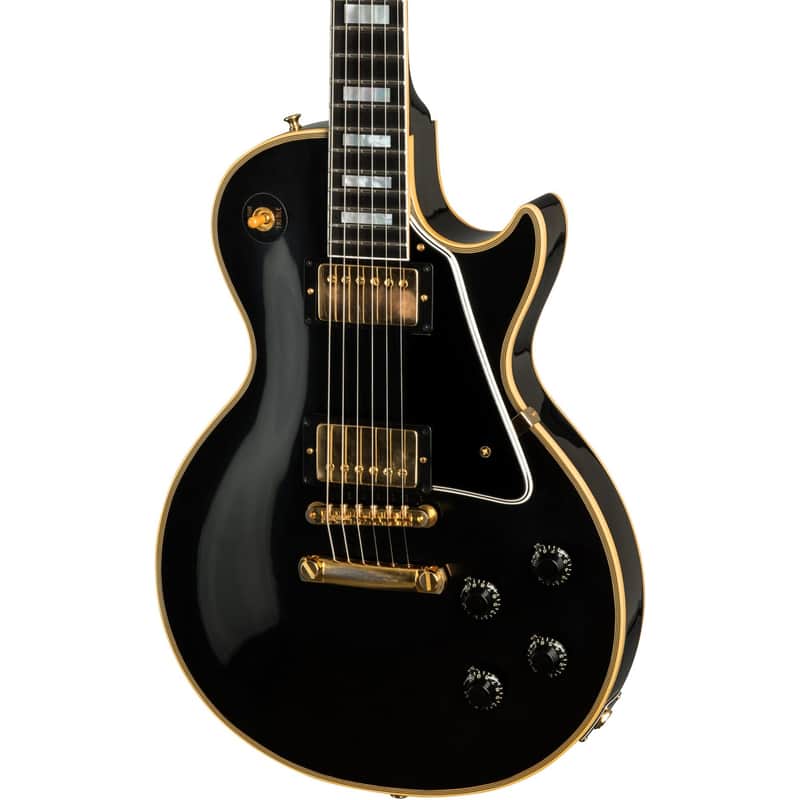 Gibson 1957 Les Paul Custom Reissue 2-Pickup VOS Electric Guitar - Ebony image 1