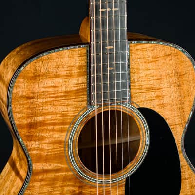 Martin J-42 Custom Exceptional Figured Koa with Paua Pearl and Koa Inlays NEW image 8