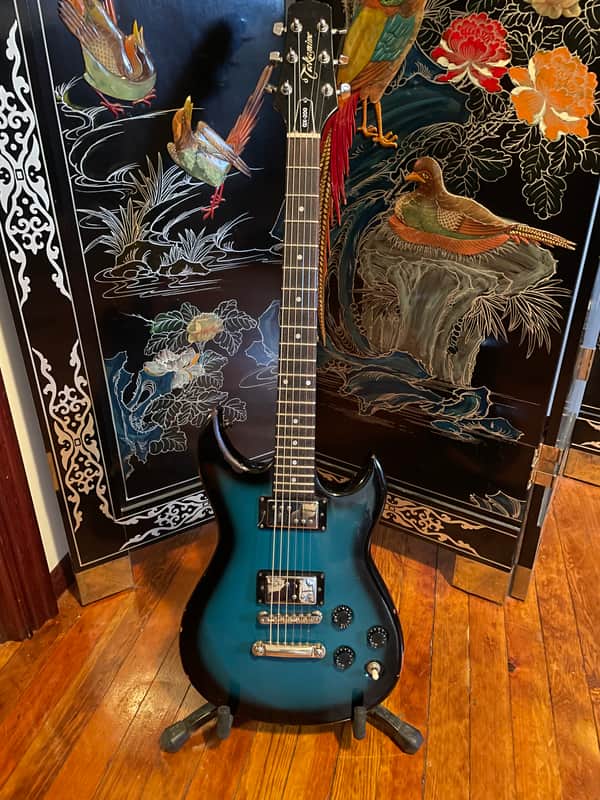 Takamine GX-200 1984 - Blue burst new frets | Reverb