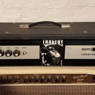 Sunn Concert Bass Head 1970s image 2