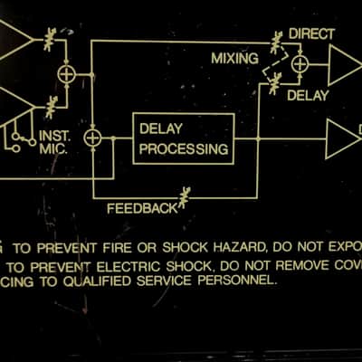 Yamaha E1005 Analog Delay *BBD MN3005 chips, full recap!* image 13