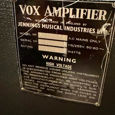 Vox Ac30 TB 1965 image 5