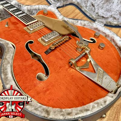 ✨1990✨ Gretsch 6120 Nashville Western Orange MIJ Terada~ Bigsby~ Japan + Case! image 1