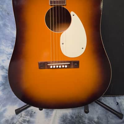 Vintage RARE 1959 Kay K6110 "Western Rhythm" X-Braced Dreadnought Acoustic Guitar Pro Setup New Strings Original Soft Shell Case image 2