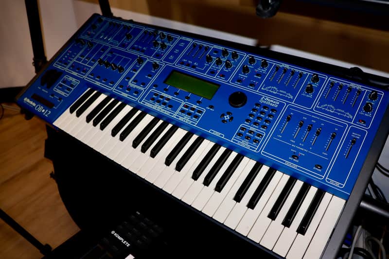Oberheim OB-12 49-Key 12-Voice Synthesizer 2000 - Blue image 1
