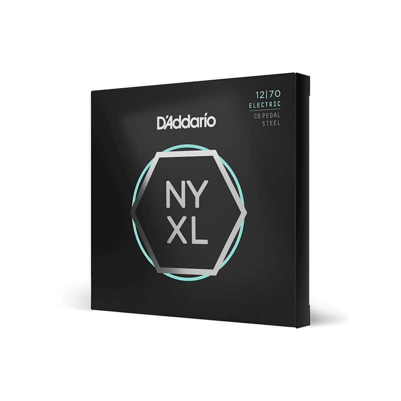 D'Addario NYXL1270PS Nickel Wound C6 Pedal Steel Guitar Strings, Regular, 12-70 image 1