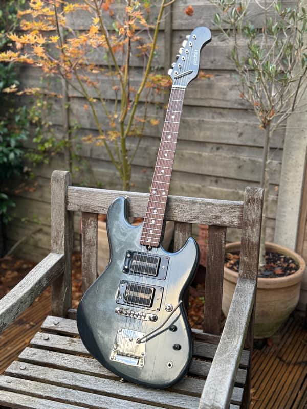1980’s Jolana Proxima 1, Graphite Sparkle, Restored & Setup image 1