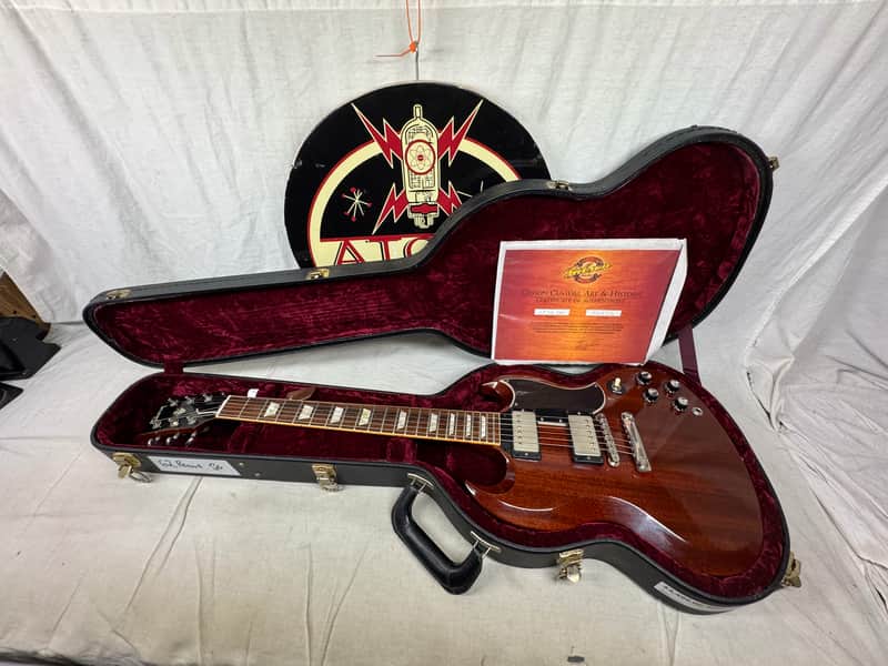 Gibson USA Custom Art & Histortic LP SG Std Les Paul SG Standard Guitar with COA + Case image 1