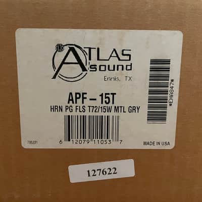 Atlas Sound Flanged Horn Speaker With 15-Watt 25V/70V/100V Transformer - Made In USA image 6