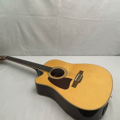 Ibanez AW70ECE-NT Artwood Mahogany Left Handed Acoustic Guitar Natural High Gloss image 2