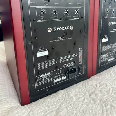 Focal Solo6 ST6 Active Studio Monitor (Pair) 2022 - Present - Red image 6