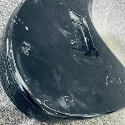 Black Basswood Guitar Strat Style Body image 5