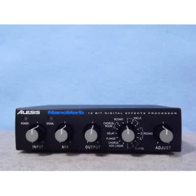 Alesis NanoVerb 18ビットデジタルエフェクトプロセッサー Alesis Nanoverb 18-Bit Digital Effects Processor | Reverb