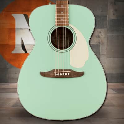 Fender California Standard Monterey E, Spruce Top, Ivory Pickguard - Surf Green image 1