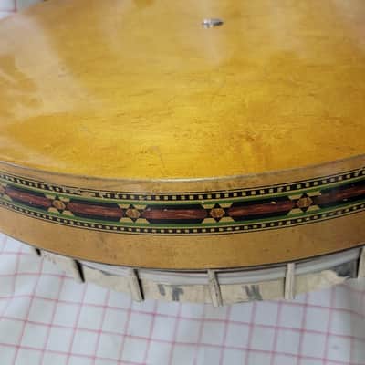 1920's? Slingerland Maybelle 17 fret Tenor Banjo, birdseye back, ornate sides image 9