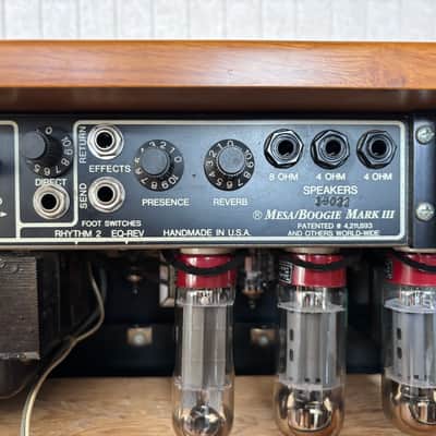 Mesa/Boogie Mark III Purple Stripe (1986) — Simul‑Class — Custom DaRibeira Headshell image 5