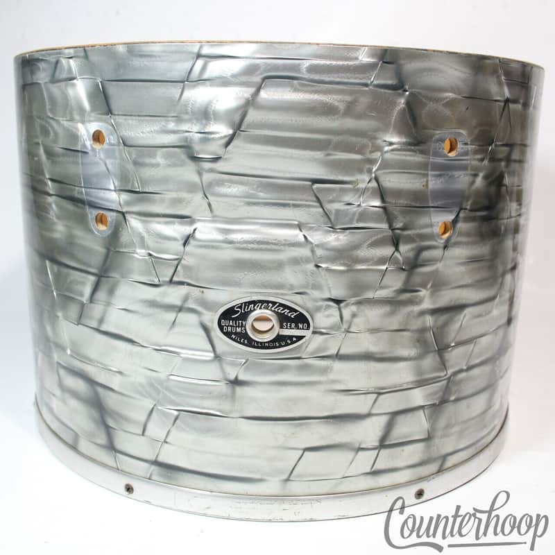 *Slingerland Sky Blue Pearl 9x13" Concert Tom Drum Shell 3Ply Mahogany/Maple 70s image 1