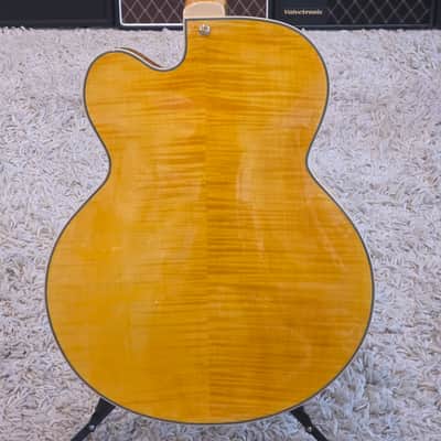 D'Angelico Premier EXL-1 Hollow Body Archtop with Ebony Fretboard Honey Blonde FREE CASE image 5