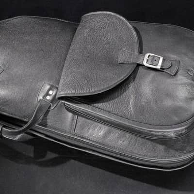 Harvest Fine Leather Black Buffalo Nappa Electric Bass Guitar Gig Bag image 23