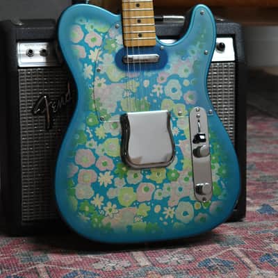 MINT 1993 Fender Japan A-Serial TL69-75 ’69 Telecaster Reissue Blue Flower w/HC, MIJ, FujiGen image 5