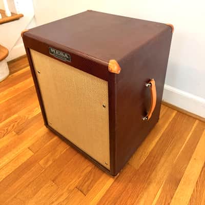 Mesa Walkabout Scout 15” Combo Amp with Matching Extension Cabinet In Rare Wine Red Lizard Tolex image 12
