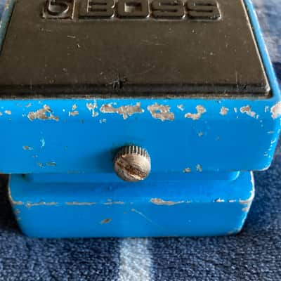 1970's 1980's BOSS CS-1 Compression Sustainer LONG DASH SILVER SCREW black label image 2