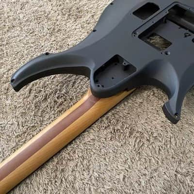 Black DIY Project Set Guitar, Aluminum Body, Maple Neck image 10