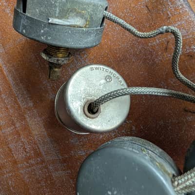 Gibson Byrdland Complete Control Harness Vintage 1960s Pots Jack Switch Factory Wired image 6