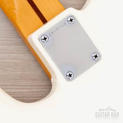 1982 Fender JV Precision Bass ‘57 Vintage Reissue PB57-70 Olympic White Ash Body, Japan MIJ Fujigen image 16