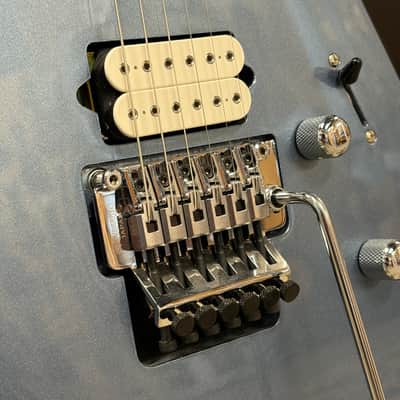 Jackson MJ Series Dinky DKR - Ebony Fingerboard, Ice Blue Metallic, Used image 5