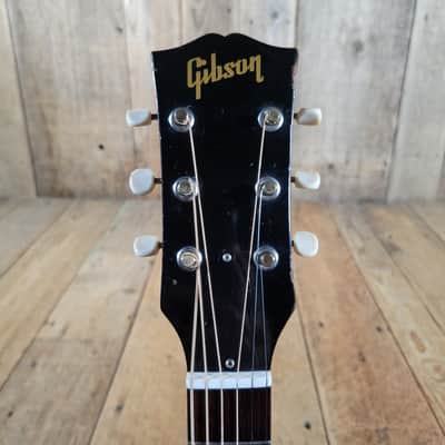 Gibson  LG-1 1965 with Transitional 1 5/8" Nut & Replaced Bridge Original Case - Natural image 5