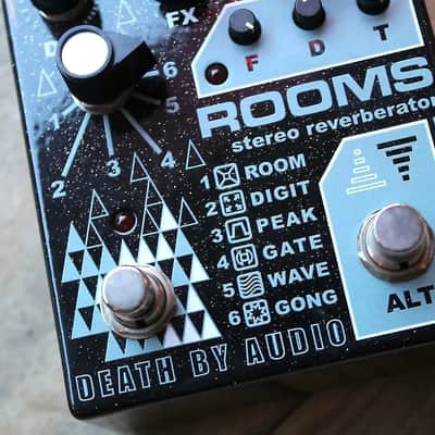 Death By Audio Rooms Stereo Reverb Black Sparkle image 4