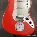 RARE 1963 pre-CBS Fender BASS VI original custom color FIESTA RED!!!