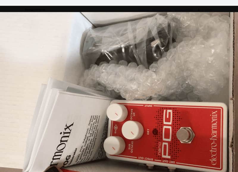 Electro-Harmonix Nano Pog Polyphonic Octave Generator Pedal image 1