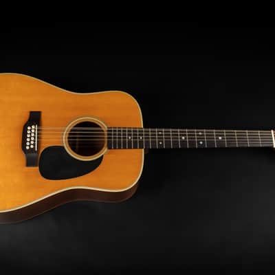 1973 Martin D12-28 - Natural | USA Vintage All Solid Iconic 12-String Dreadnought Acoustic Guitar David Gilmour Pink Floyd | Case image 3