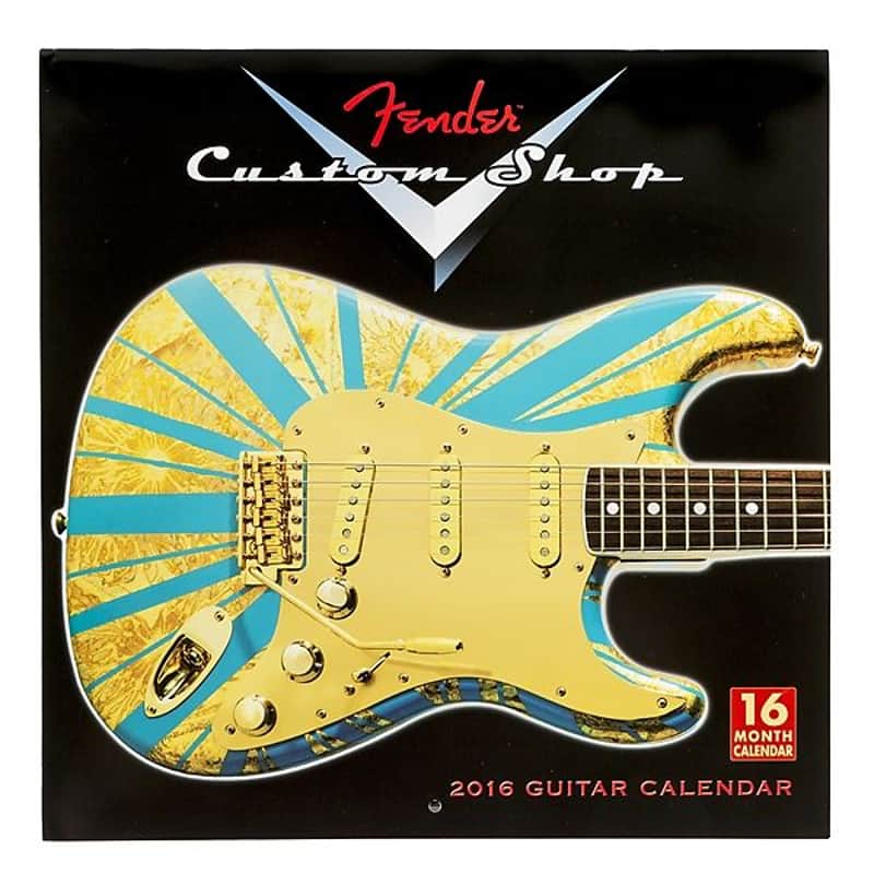 Fender 2016 Custom Shop Wall Calendar 2016 image 2