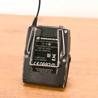 Sennheiser ew 100 G3 Bodypack Wireless System 626-668MHz NO POWER SUPPLY CG01ZV6 image 14