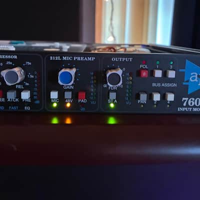 Immagine API 7600 Input Module Mic Pre / EQ / Compressor 2000s - Black - 2