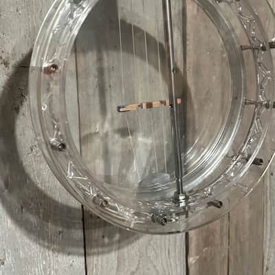Gold Tone Little Gem Acrylic Concert Banjolele - Diamond, Ships Fast with Gig Bag! image 8