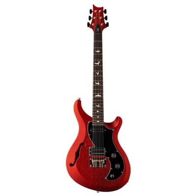 PRS - Paul Reed Smith S2 Vela Semi Hollow Satin - RA Red Apple Metallic Semi-Acoustic Guitar image 1