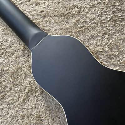 Black Washburn Warrior 34 Inch Acoustic Guitar, Spruce Top Body image 8